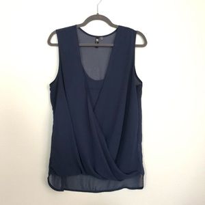 KUT from the Kloth: Sleeveless Crisscross Blouse